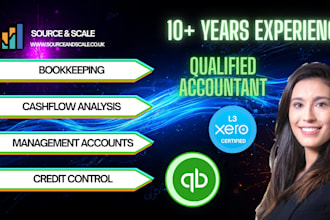 provide expert quickbooks and xero set up, bookkeeping and clean up