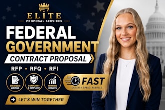 write federal government contract rfp rfq rfi proposal fast