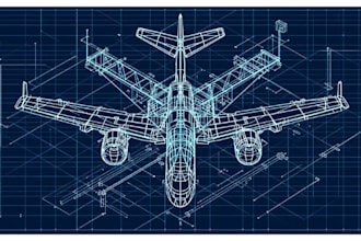 design aircraft parts, aerospace cad models, and manufacturing drawings
