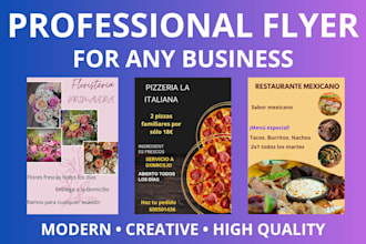 design a professional flyer in canva