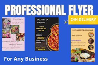 design a professional flyer in canva