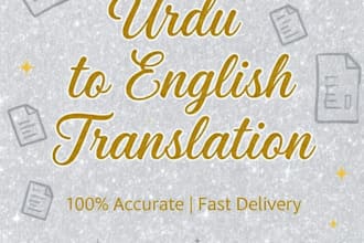 urdu typing, translation and PDF to word