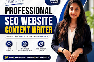 write SEO website content