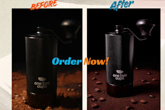realistic ai coffee grinder enhancement