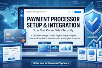 set up verify fix and integrate your payment processor