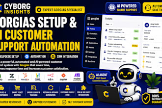 setup gorgias shopify helpdesk zendesk ai customer support ghl CRM integration