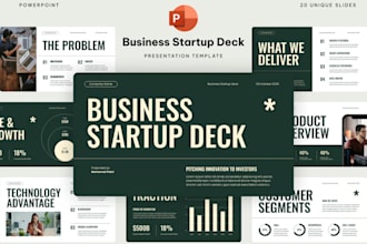 redesign and improve your powerpoint pitch deck and startup presentation