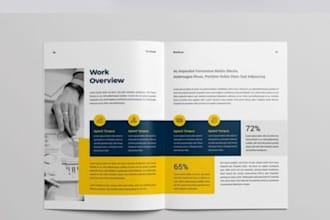 design business brochure, booklet, catalog, and digital brochure