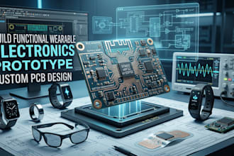 build functional wearable electronics prototype with custom pcb design
