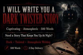 write a gripping fantasy or thriller story for you