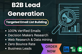 do b2b lead generation and targeted email list building