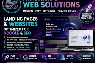 develop a custom and modern web application