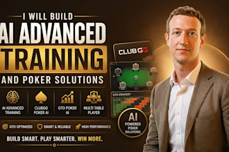 build ai advance training and poker clubgg gto poker ai multitable player