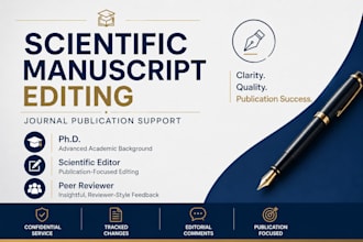 review and edit your academic manuscript professionally