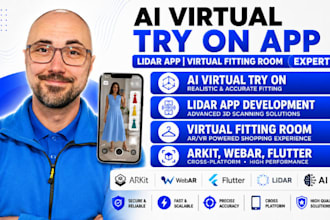 ai virtual try on virtual fitting room ai fashion ar shopping using webar, arkit