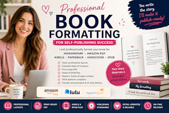 amazon ingramspark paperback formatting book layout design