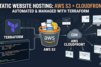 deploy your static website on AWS s3 and cloudfront