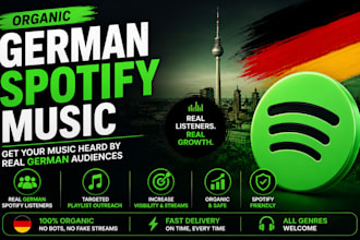 organic german spotify music promotion spotify music german spotify german music