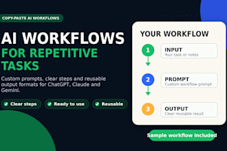 turn your repeated task into a reusable chatgpt workflow