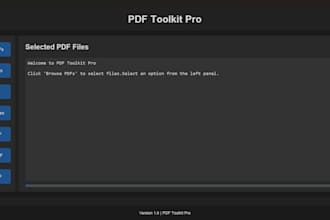 develop a custom python desktop application with gui