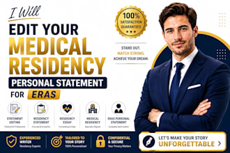 edit your medical residency personal statement for eras