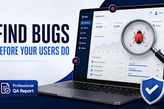 test your saas product and provide a professional QA report