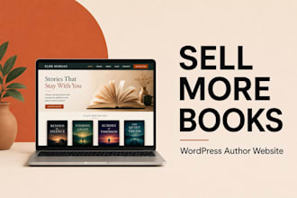 create an ebook website and author platform on wordpress
