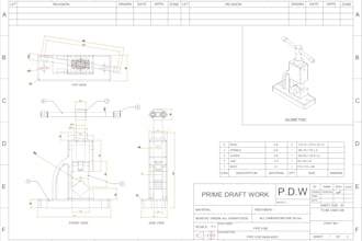 create professional manufacturing and production drawings