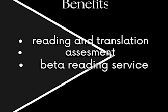 a service of beta reading