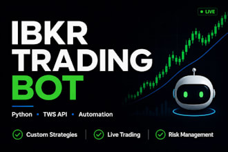 develop ibkr API ai trading bot with tradingview webhook