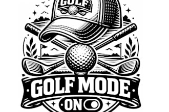 design high quality golf logo with free source file