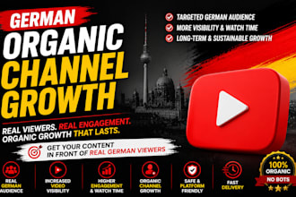 german organic youtube promotion video channel promotion channel  organic growth