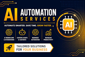 provide ai automation service, chatbot, custom website