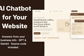 build an ai chatbot or ai web app with ai gpt gemini integration and backend
