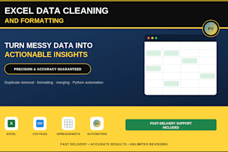 excel data cleaning and formatting using python