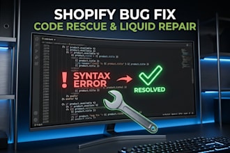 fix complex shopify bugs, liquid errors, and theme issues