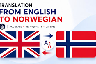 translate english to norwegian with perfect grammar
