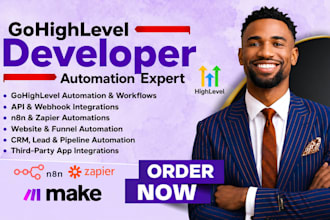 gohighlevel automation website api integration ghl n8n zapier automation expert