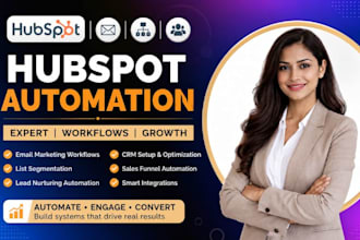 setup hubspot email marketing workflows list segmentation sales funnel