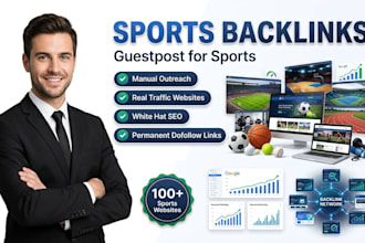 build sports backlinks through guestpost for sports websites
