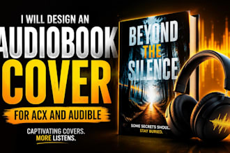 design an audiobook cover for acx and audible