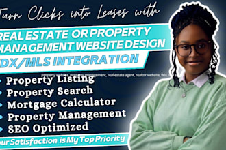 design a professional wix real estate website and property management website