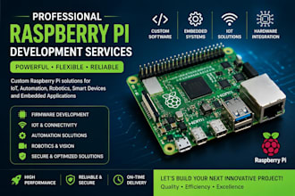 develop embedded system products with stm32, esp32, raspberry pi, and fireware