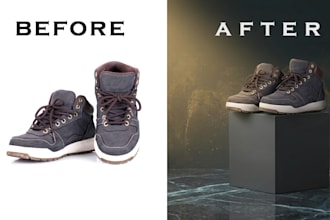 do photoshop editing, image retouching, product photo edit