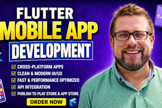 develop flutterflow mobile app, flutterflow mobile app fintech app developer