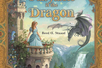 create illustrated fairytale book cover