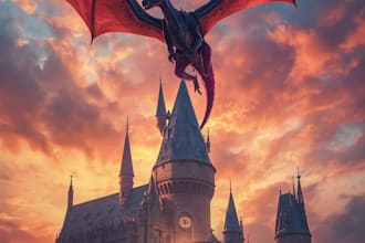 create a premium custom fantasy cover