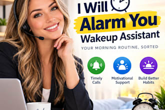 alarm you wakeup assistant, wakeup call coach assistant morning routine
