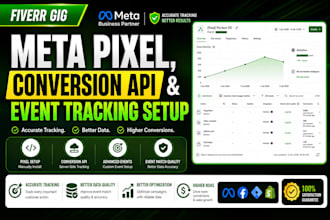 set up meta facebook pixel conversion API and event tracking