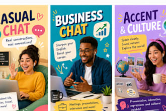 provide conversational english practice